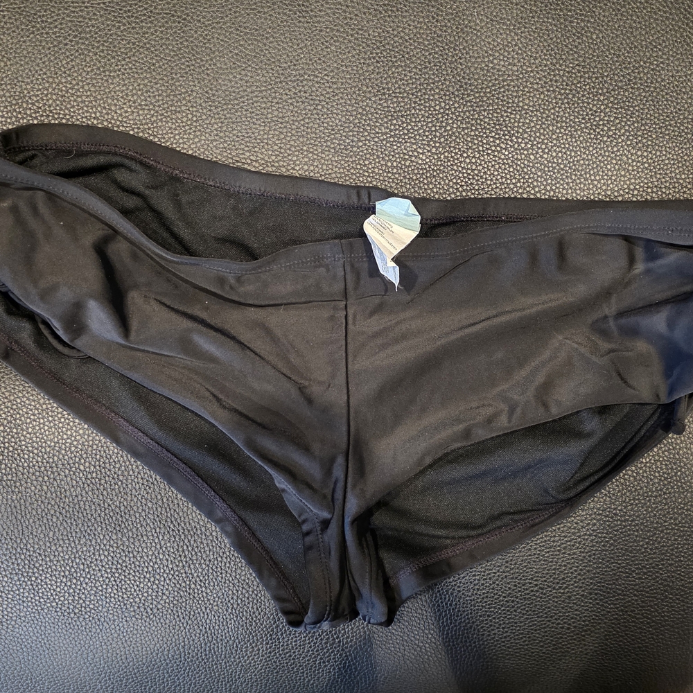 Black Seamless Bikini Briefs